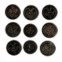 Austria, 1800s, 1 & 2 Heller, 9 pcs. All Different (11-20-19)