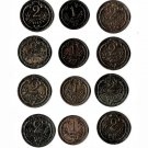 Austria, Early 1900s, 1 & 2 Heller, 12 pcs. All Different (11-20-19)