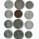 Belize, 1, 5, 10, 25 Cents, 12 pcs. All Different (12-13-19)