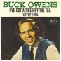 BUCK OWENS 45 RPM RECORD, "TIGER BY THE TALE" & "CRYIN' TIME"