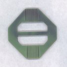 BAKELITE BUCKLE IN BLUISH GREEN