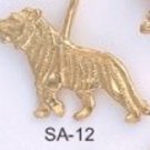 One Dozen Big Cat Tiger Gold  Pendants SA-12