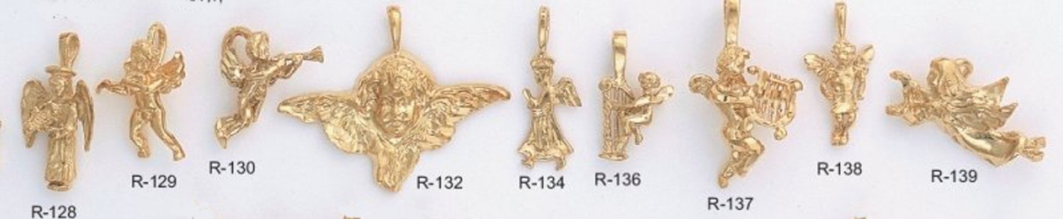 One Dozen Cherub And Or Angel Pendants