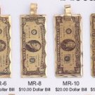 One Dozen Money Lasar Pendants