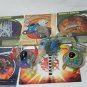 Bakugan haos Translucent Helios 625g, Preyas 530g, Preyas Diablo 600g lot of 7