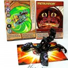 Bakugan Metalfencer Black Darkus Aquos Ventus, metalfencer card 3 piece lot