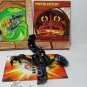 Bakugan Metalfencer Black Darkus Aquos Ventus, metalfencer card 3 piece lot
