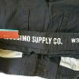 mossimo supply co. men's cargo relaxed black shorts with belt size 33