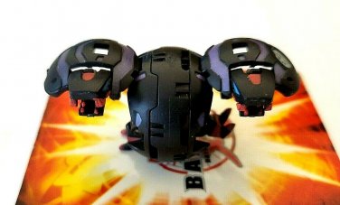 Bakugan Dual Hydranoid Black Darkus B2 450g Very Rare Figure