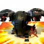 Bakugan Dual Hydranoid Black Darkus B2 450g Very Rare Figure