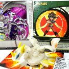 Bakugan Ultra Dragonoid 580g Pyrus White Pearl b2, pyrus card 3 piece bundle lot