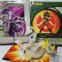 Bakugan Ultra Dragonoid 580g Pyrus White Pearl b2, pyrus card 3 piece bundle lot