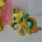 My Little Pony G4 Fluttershy 3" Brushable Pony, tiny Rainbow Power lot of 2