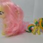 My Little Pony G4 Fluttershy 3" Brushable Pony, tiny Rainbow Power lot of 2
