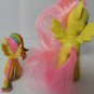 My Little Pony G4 Fluttershy 3" Brushable Pony, tiny Rainbow Power lot of 2