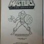 He-Man Battle Cat Teela MOTU Rare Vintage Coloring Book 1983