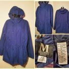 Mulberry Street Mens hooded jacket Blue Sz M/M