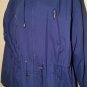 Mulberry Street Mens hooded jacket Blue Sz M/M