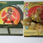 bakugan neo dragonoid 640G pyrus reverse attribute new vestroia and 2 Cards