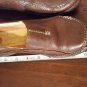 Clarks structured Brown Slip On Slide Loafer Shoes Womens Size 5.5 M Moc GUC