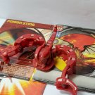 bakugan scorpion trap red pyrus, poison sting card 3 piece lot b2 new vestroia