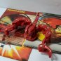 bakugan scorpion trap red pyrus, poison sting card 3 piece lot b2 new vestroia
