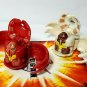 bakugan reaper pyrus 250g, white subterra 420g + 2 cards b1 4 piece bundle lot