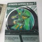 bakugan nemus green ventus reverse attribute 600g & cards very rare!