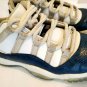 Nike Air Jordan XI 11 Retro Snakeskin Snake Low White Black Navy Sz. 7Y No BOX