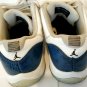 Nike Air Jordan XI 11 Retro Snakeskin Snake Low White Black Navy Sz. 7Y No BOX