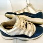 Nike Air Jordan XI 11 Retro Snakeskin Snake Low White Black Navy Sz. 7Y No BOX