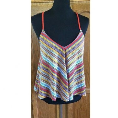 Francesca's Mi Ami Women&acirc;��s Tiered Spaghetti Strap Blouse