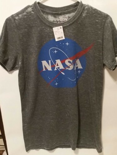 NASA Space Logo  Licensed Adult  TShirt size small