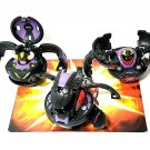 Bakugan black darkus lot shadow vulcan 440g, wilda 550g, Alpha Percival 500g