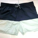 Goodfellow Swim Trunks Board Shorts dark Blue and gray Stretch inner liner sz XL