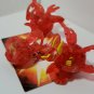 bakugan red pyrus translucent neo dragonoid 630g, fox bat 530g, duel elfin 540g