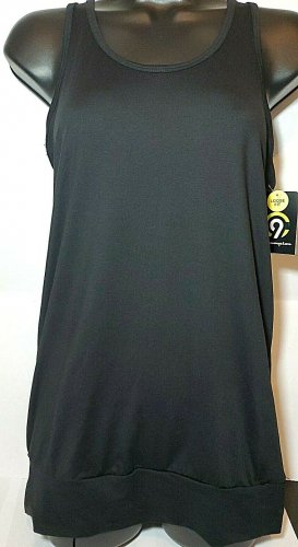 C9 champion black women's racer back tank top duo dry fitness  loose fit Sz. XS