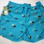 Goodfellow Men's Board Shorts Swim Trunks Lined Tie Waist palm trees 3 pockets