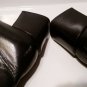 Franco Sarto Ankle Booties Heel Zip Black Leather Womens US 7.5M