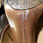 Bandolino Brown Leather Open Toe Heel Slip On Shoes Women's Size 7M