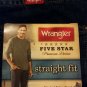 Wrangler Five Star Premium Denim Straight Leg Jeans size 34 nwt