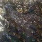 Divided H&M stretch cotton Floral Navy Blue White Mini sleeveless dress size 2