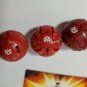 bakugan red pyrus b2 lot of 3 ravonoid 520g, percival 500g, hammer golem 420g
