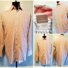 Thomas Dean Men's Long sleeve button front XL