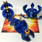 Bakugan Blue Aquos B2 lot of 3 cosmic ingram 510g, Scraper 540g, verias 510g