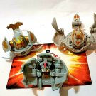 Bakugan gray haos B2 lot of 3 sirenoid 490g, strikeflier 770g, laserman 460g