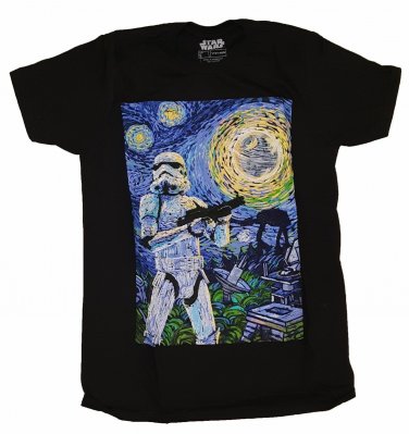 Star Wars Starry Nights Storm trooper Graphic T-Shirt size M