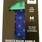 1 Box Mens Basics Made Simple 1 Knit Boxers 95% Pima Cotton size M