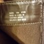 clarks artisan brown leather ankle boots zipper side womens shoes size 10 M