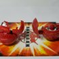 bakugan 2 piece bundle lot red pyrus b1 Classic gorem  430G, laserman 330G